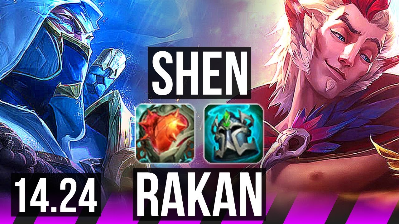 SHEN & Ziggs vs RAKAN & Jhin (SUP) | NA Grandmaster | 14.24