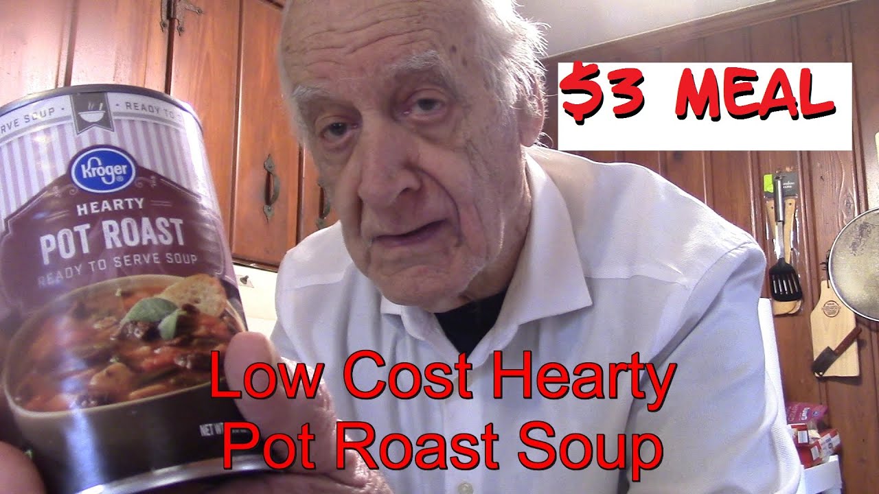 Pot Roast Beef Soup Lunch $3 Pretty Good