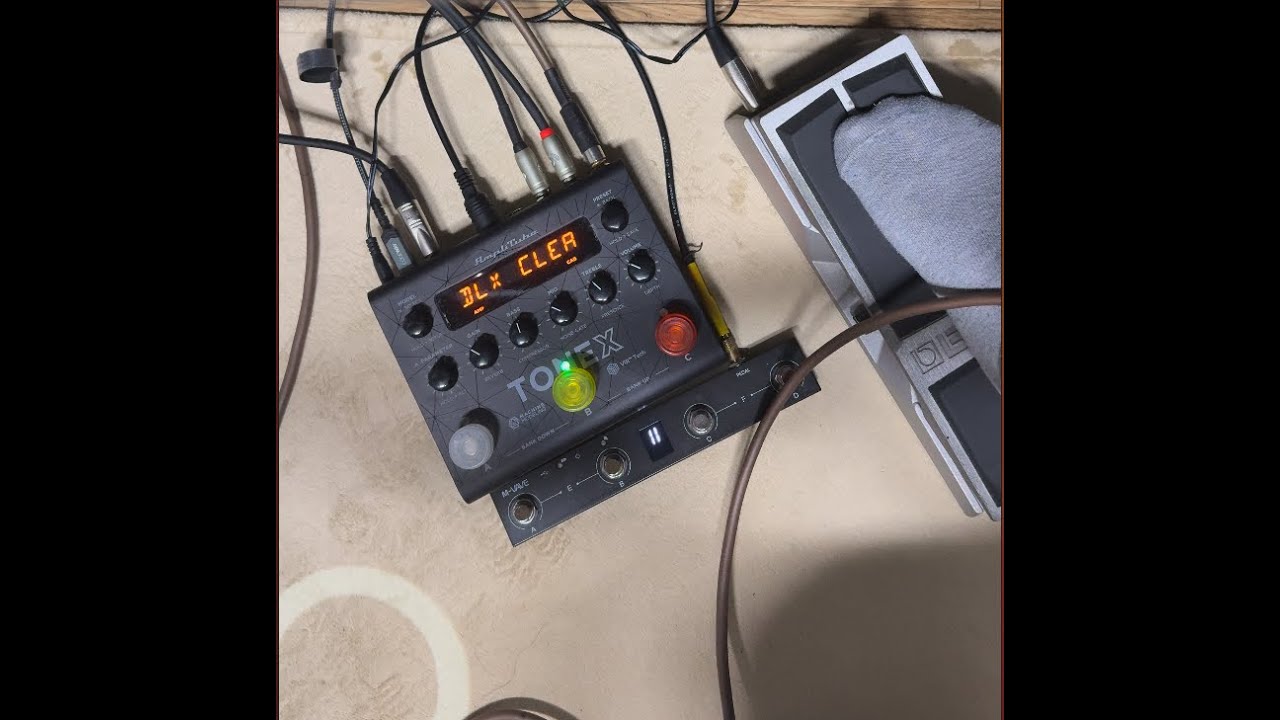 톤엑스 미디 페달, 익스프레션 볼륨  연결해서 사용기/ Tonex midi,expression pedal