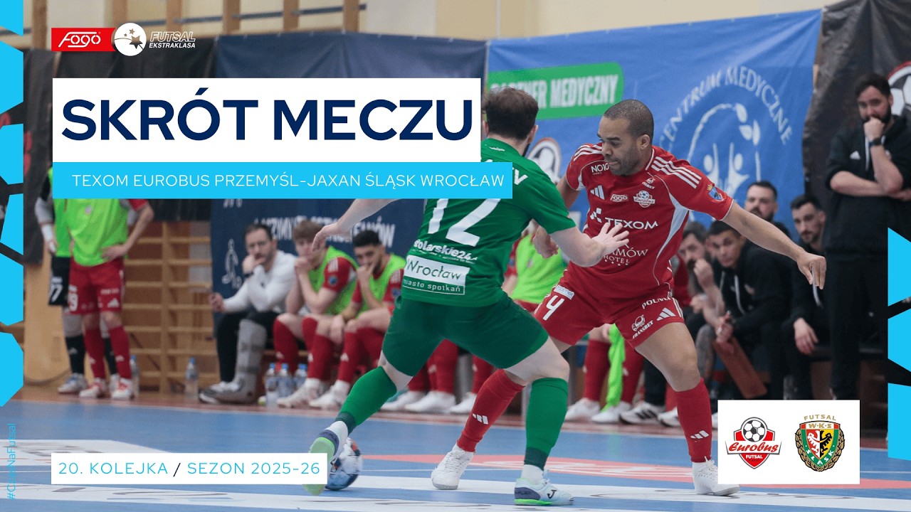 Texom Eurobus Przemyśl - Jaxan Śląsk Wrocław 4:0 SKRÓT 20. kolejka (2025/26)