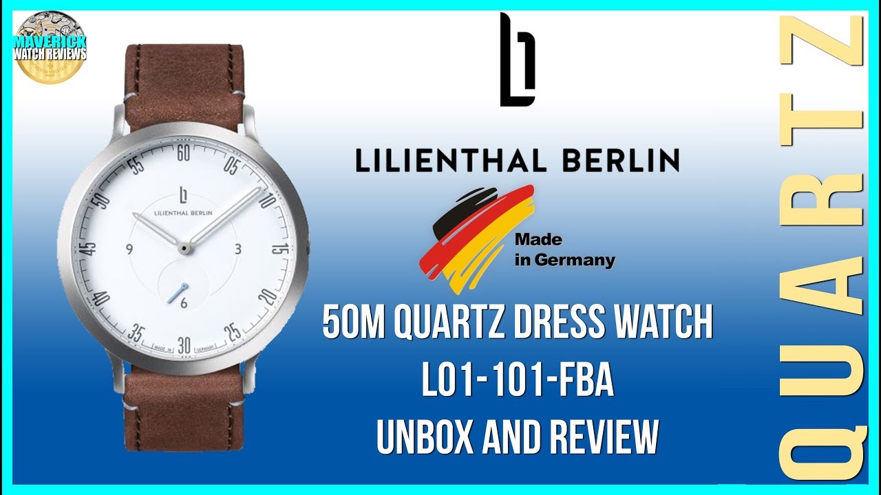 Отличный немецкий микробренд! | Lilienthal Berlin L1 50m Quartz L01-101-FBA Распаковка и обзор