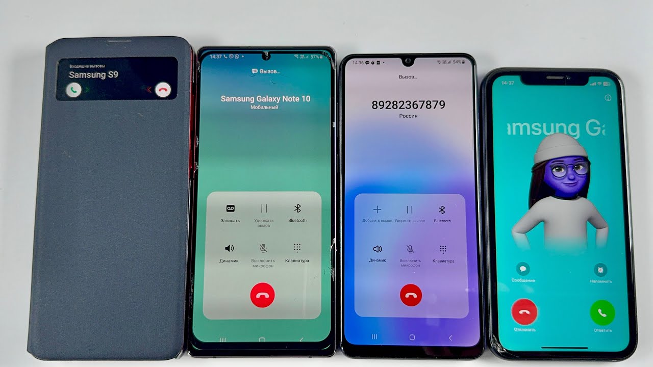 Incoming Outgoing Calls Smart Case Samsung Galaxy Note 10 + IPhone XR + Samsung Galaxy A24 + Note 20