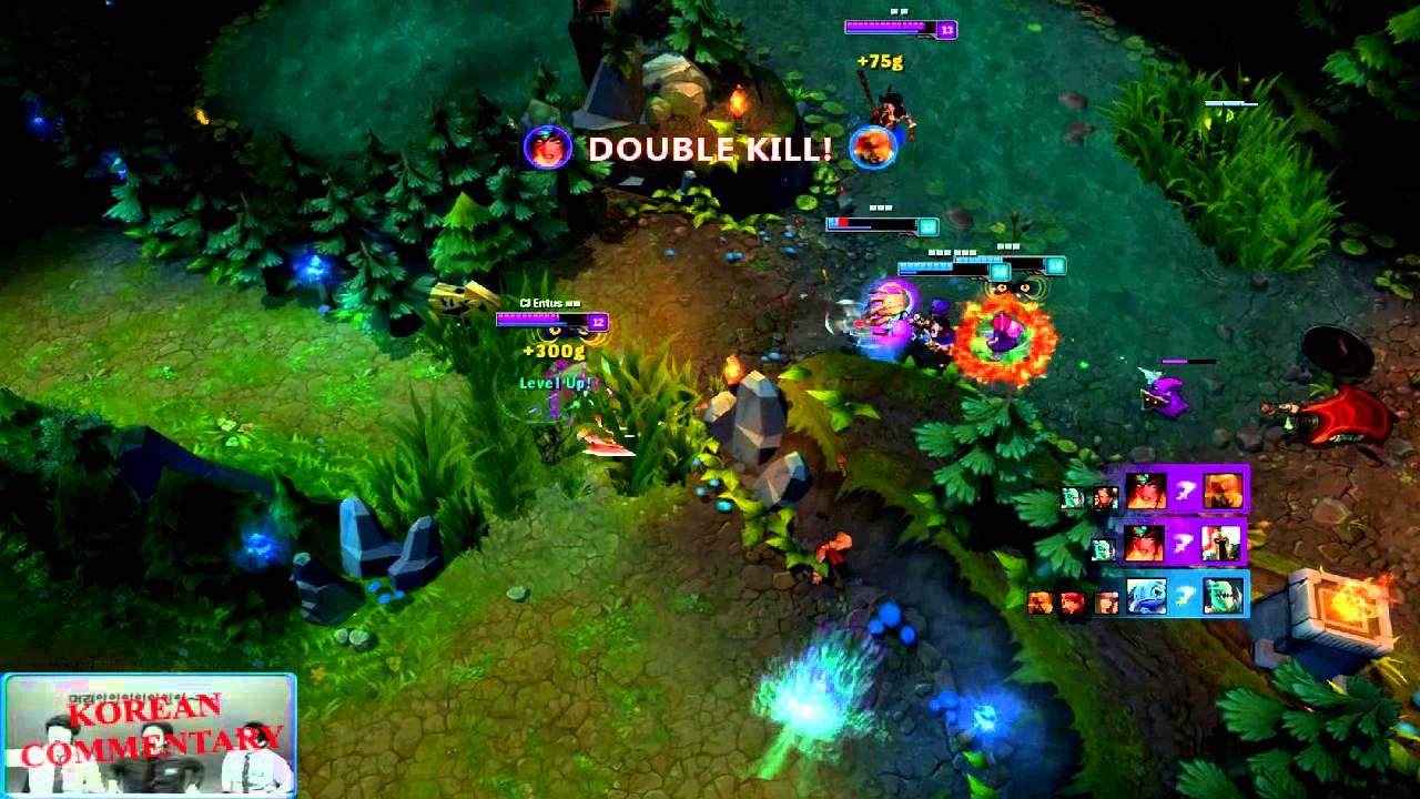 CJ Entus 우주 (Space) Penta Kill as Sivir (Korean Commentary)