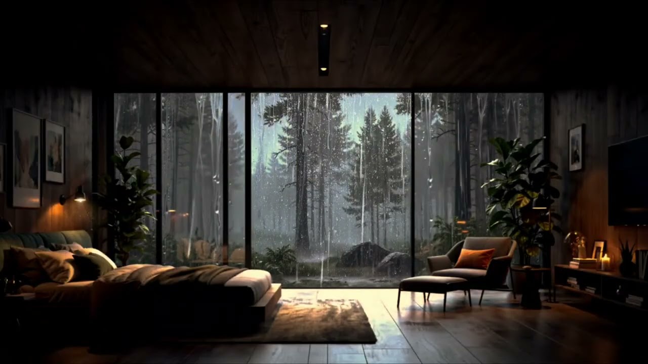 Relax with the Sound of Rain | Natural Therapy to Reduce Stress and Get a Deep Sleep Easily | Piano