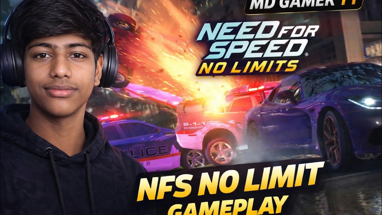 NFS No Limits Gameplay 🔥 High Speed Police Chase | MD Gamer YT  #Gaming #Gamer #MobileGaming 