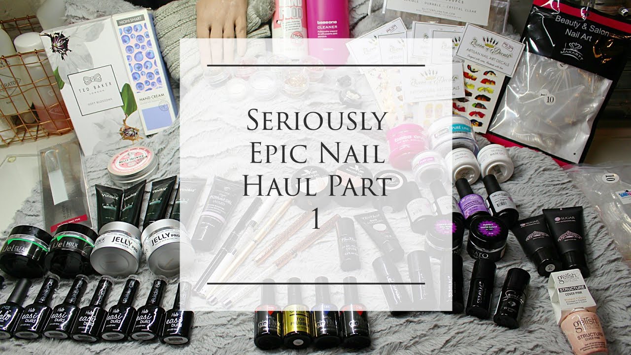 Huge Epic Nail Haul Part 1 | Aliexpress, INK London, Glitter Planet UK, EBay & More..