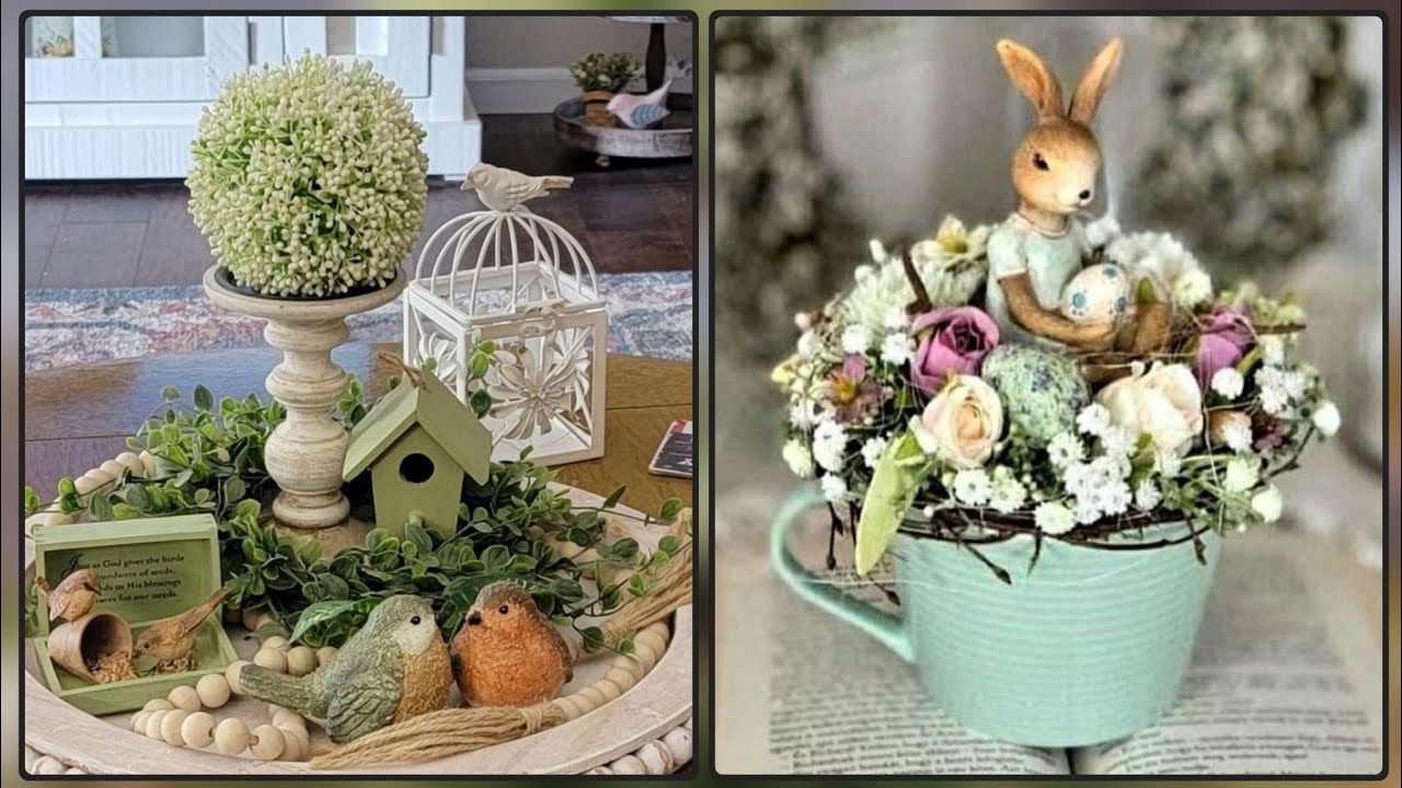 Elegant Easter Centrepiece for Home Decor