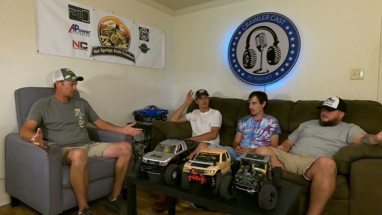 CrawlerCast ep01 w\Spa City RC Crew featuring Cody Cox Kevin Neighbors Jesse Amos