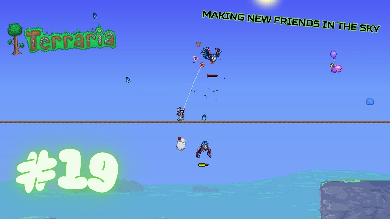 Making New Friends (Feat. an OLD ENEMY) // Let's Play Terraria Episode 19