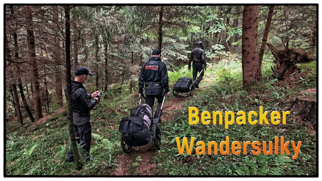 Benpacker Wandersulky Trekkinganhänger Wanderanhänger Die klügere Art sich autark fortzubewegen 2/2
