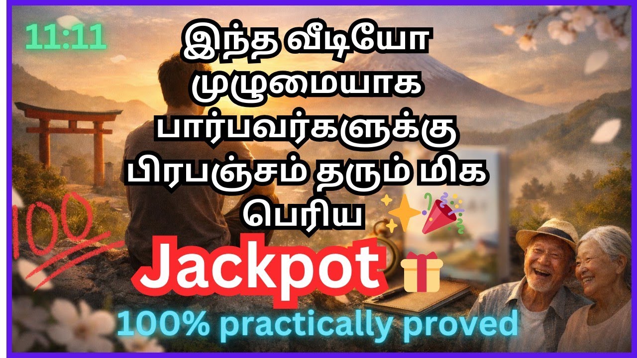 இந்த வீடியோ பிரபஞ்சம் உங்களுக்கு தரும் மிக பெரிய Jackpot @OnebyZeroSoul 