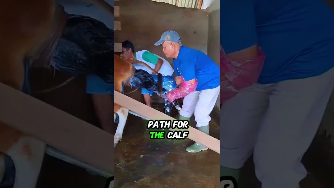 Witness the Beautiful Moment of a Calf's Birth