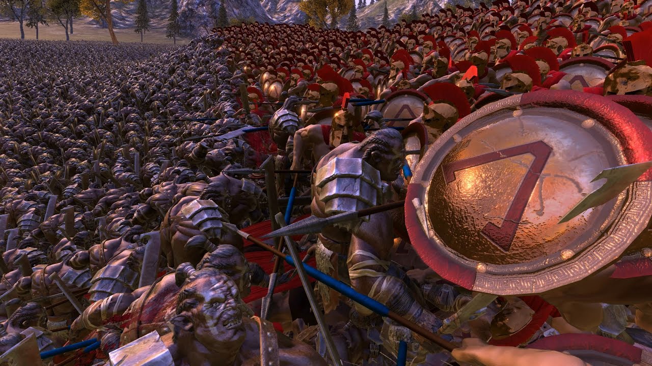 10.000 SPARTANS vs 40.000 ORCS - Ultimate Epic Battle Simulator