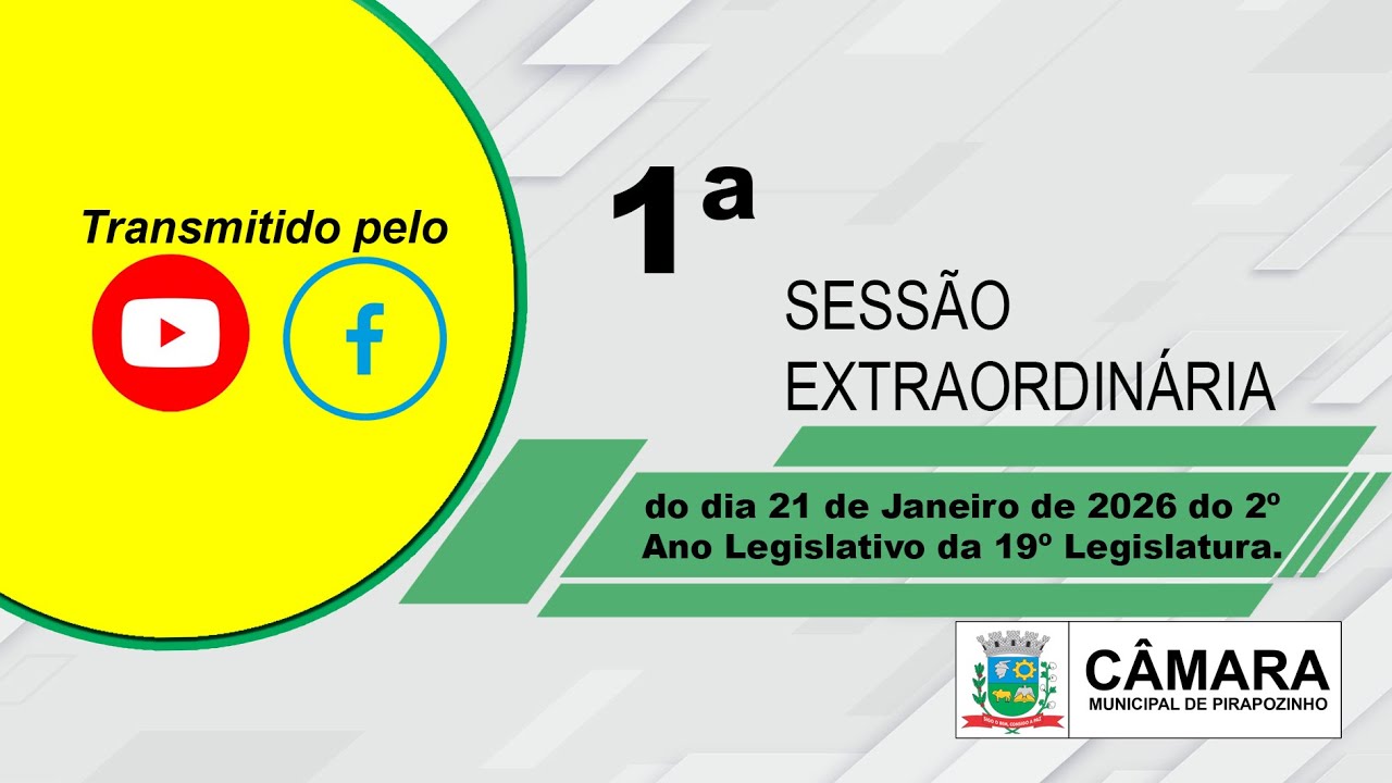 1ª SESSÃO EXTRAORDINÁRIA