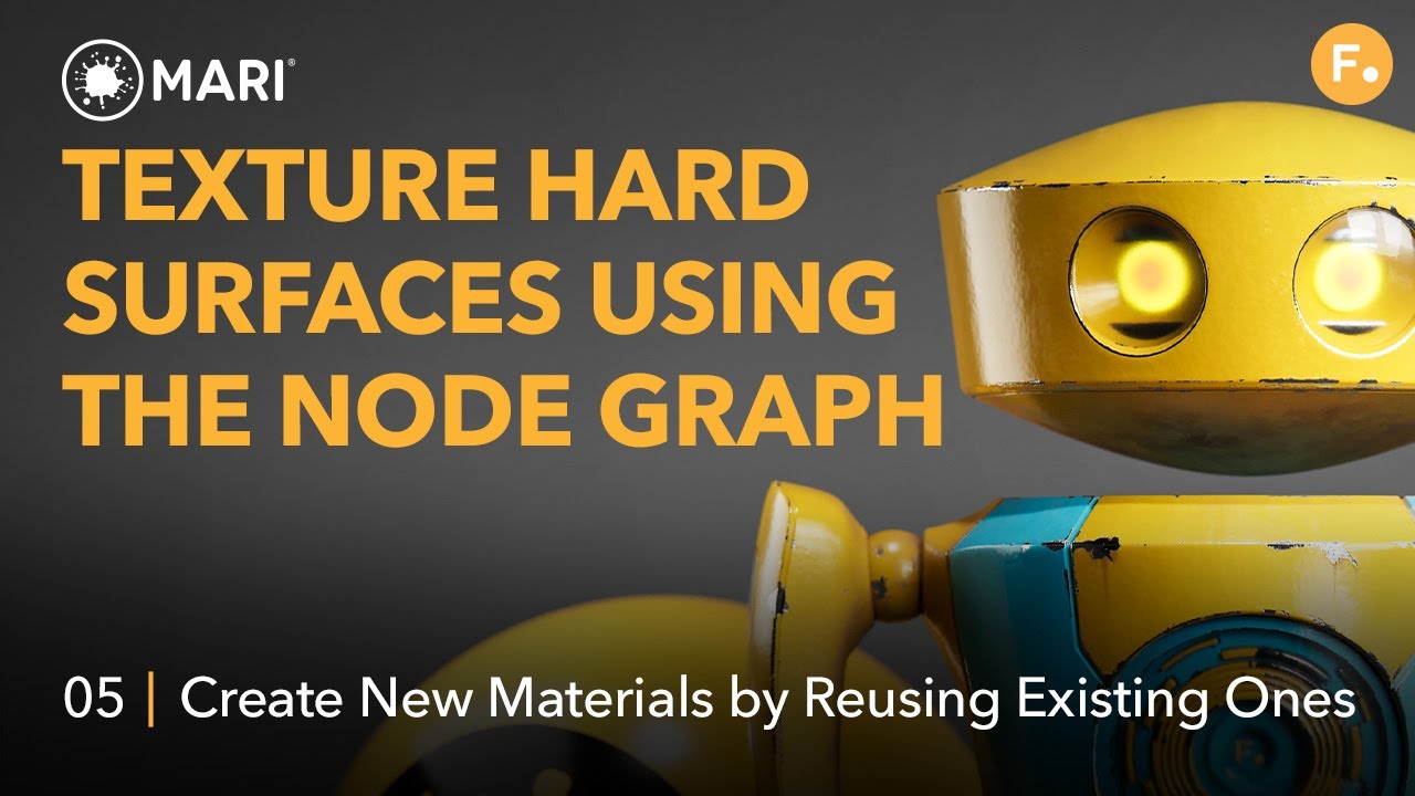 Texture Hard Surfaces Using Mari's Node Graph | 5: Create New Materials by Reusing Existing Ones