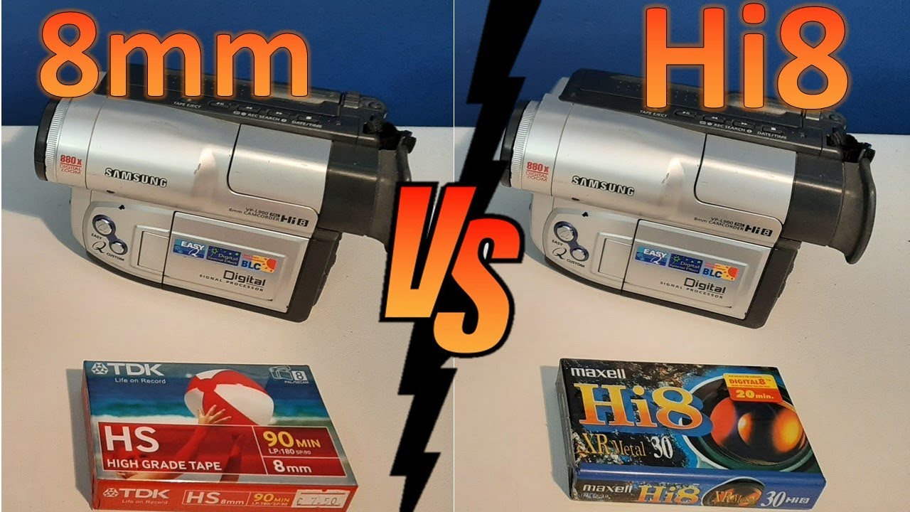 Videocamere a Confronto - PT3 -  8mm vs Hi8