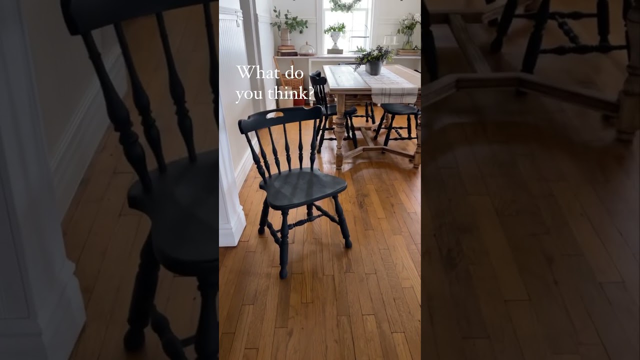 Thrifted dining chairs makeover!