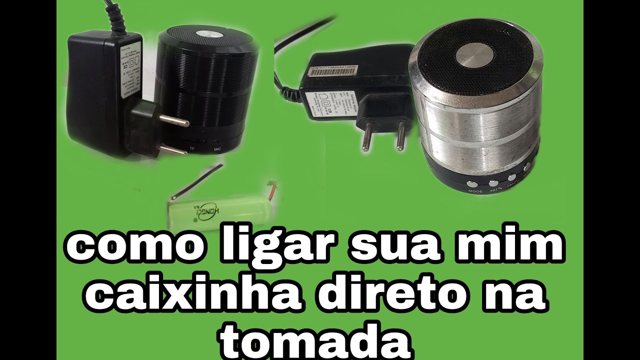 como ligar sua mini caixinha direto na tomada com uma fonte de um roteador de wifi