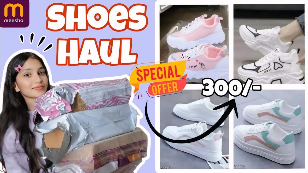 Meesho Shoes Haul 😱 ₹300 Me Best Stylish Sneakers | Girls Shoes Honest Review