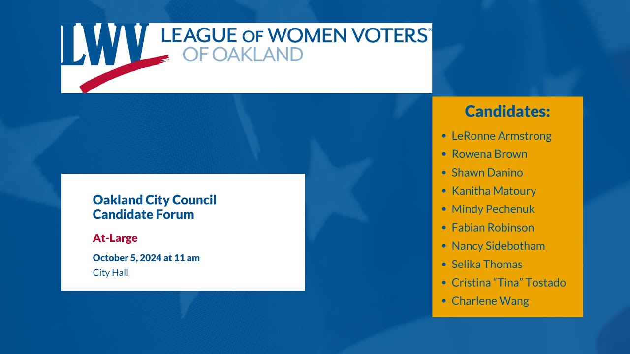Oakland City Council, At large
