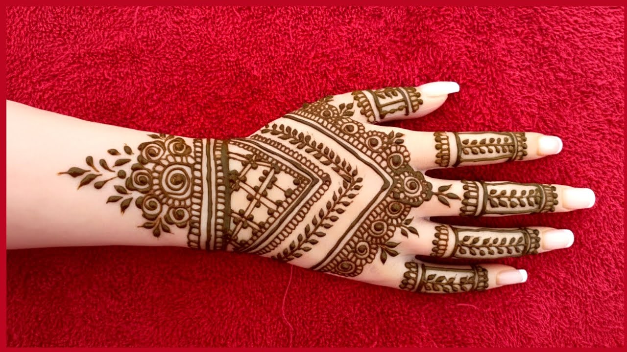 Latest Back Hand Mehndi Design ✨ | Simple Yet Elegant Arabic Mehndi | New Trending 2026