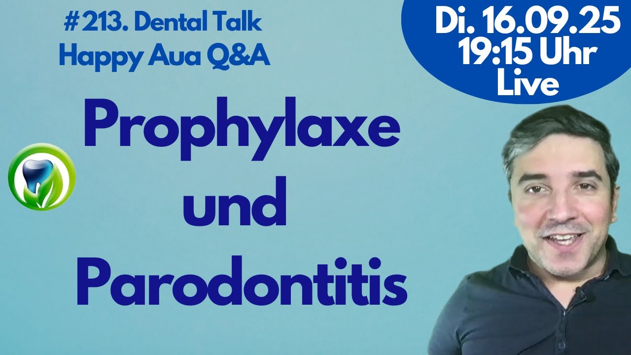 Zahnreinigung Prophylaxe Parodontitistherapie - Dental Talk - Happy AUA - Q&A #213