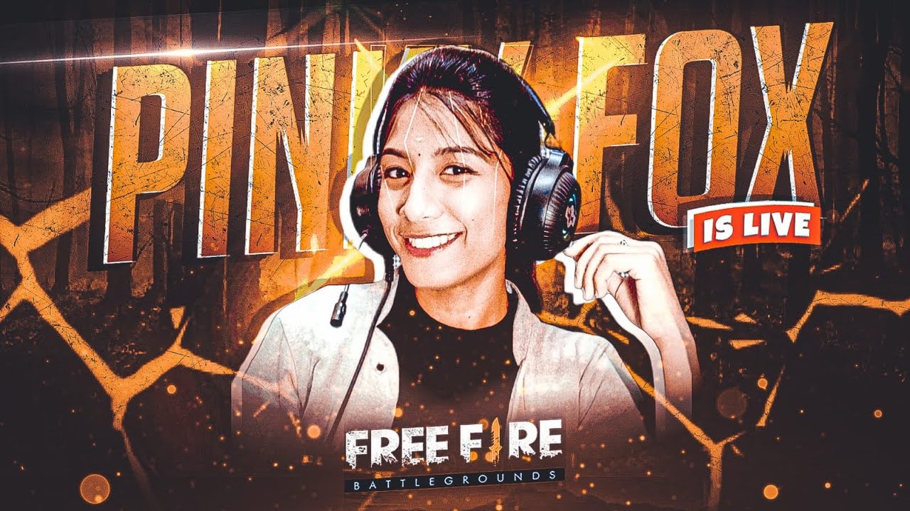 🔴RAISTAR SUPRISED ME IN THE LIVE😍//FACECAM LIVE   GIRL GAMER🔴#pinkyfox #free fire