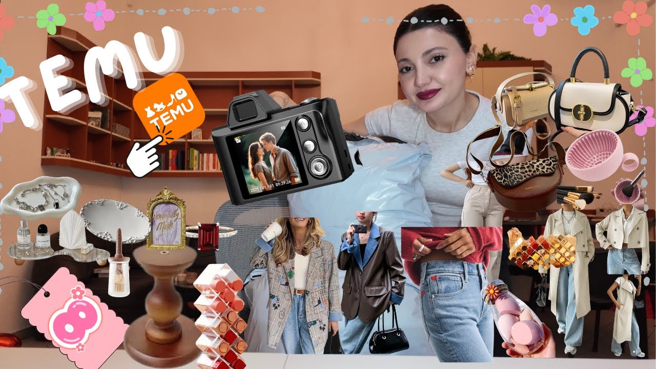 TEMU 20 MANATA KAMERA ALDIM📷 MAKYAJ/MƏTBƏX ORGANİZERLƏRİ💄ÇANTALAR🏡ÜZÜKLƏR💍TEMU💰MARTVLOG 8💫AYSEL SHAH
