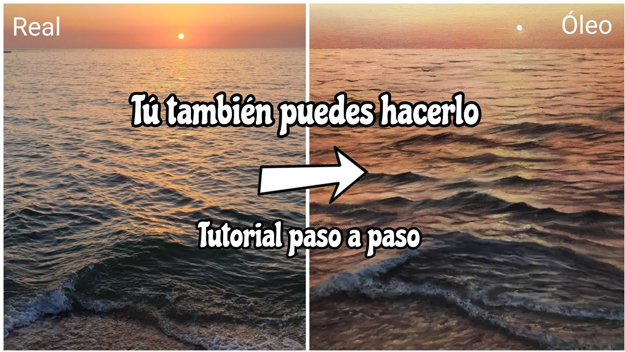 Cómo pintar el Mar al ATARDECER | Pintar con Francis ART