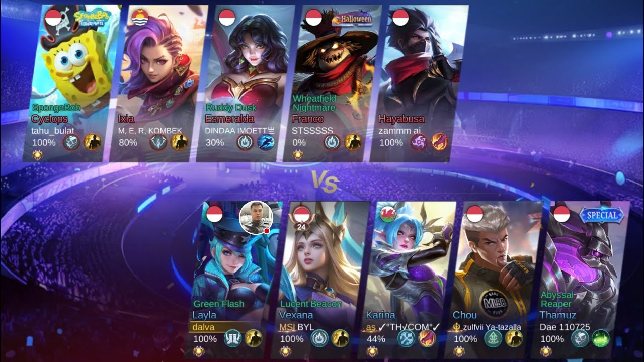 push Reng mobile legends