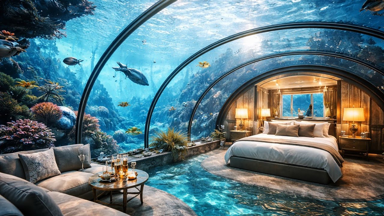 The Most Amazing Underwater Glass Hotel in the World 🌊🏨