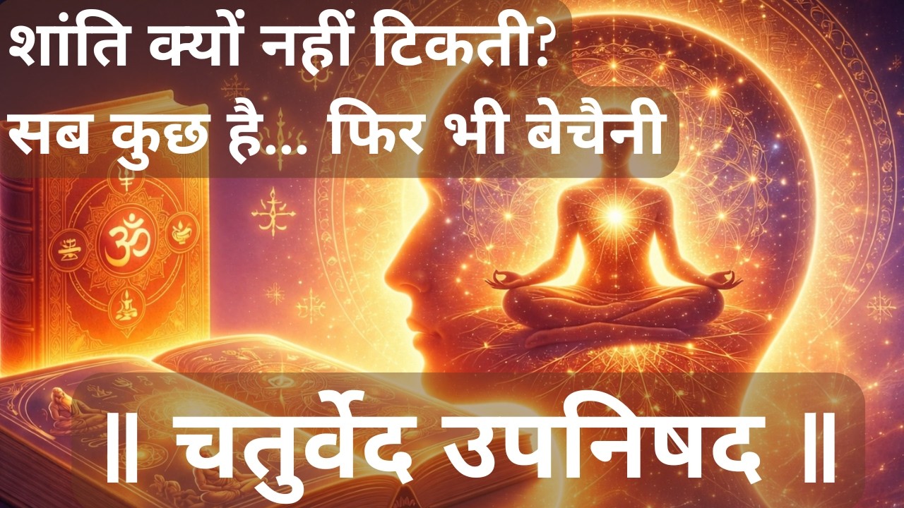 Why Inner Peace Does Not Last Even When Life Is Complete | Chaturveda Upanishad Explained in Hindi