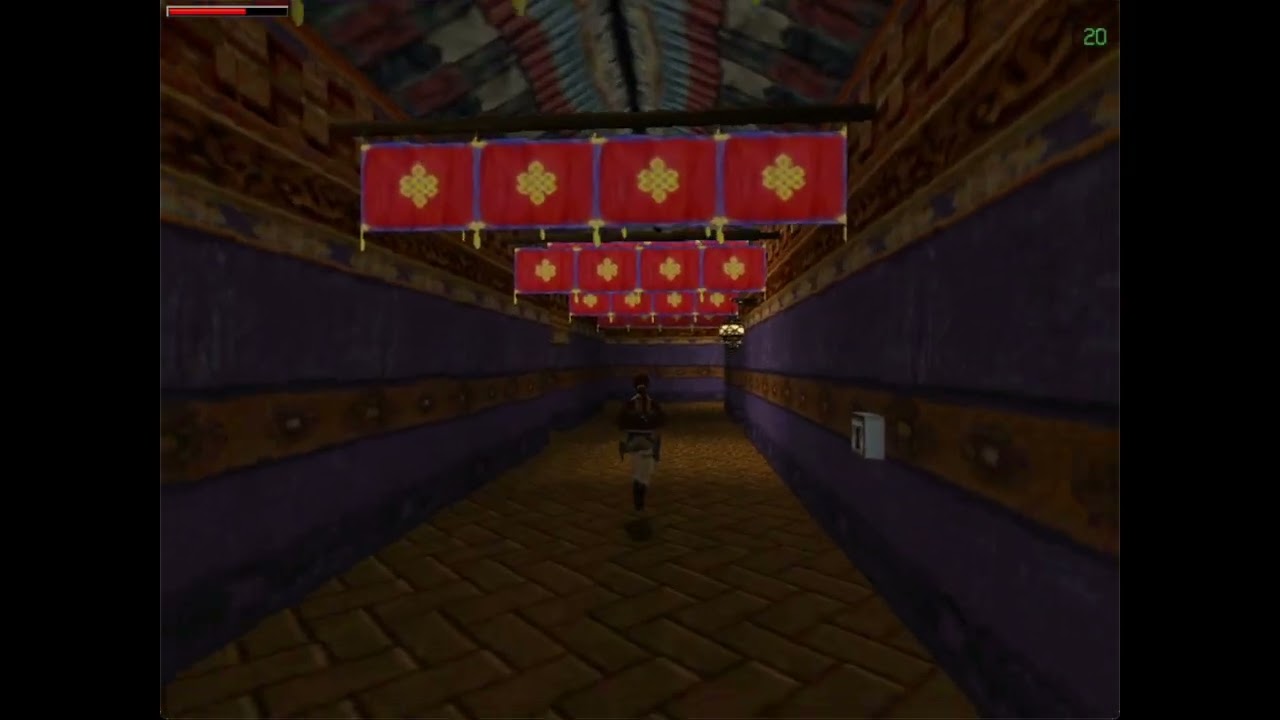 Tomb Raider 2 max% glitchless segmented speedrun - Barkhang Monastery 17:38