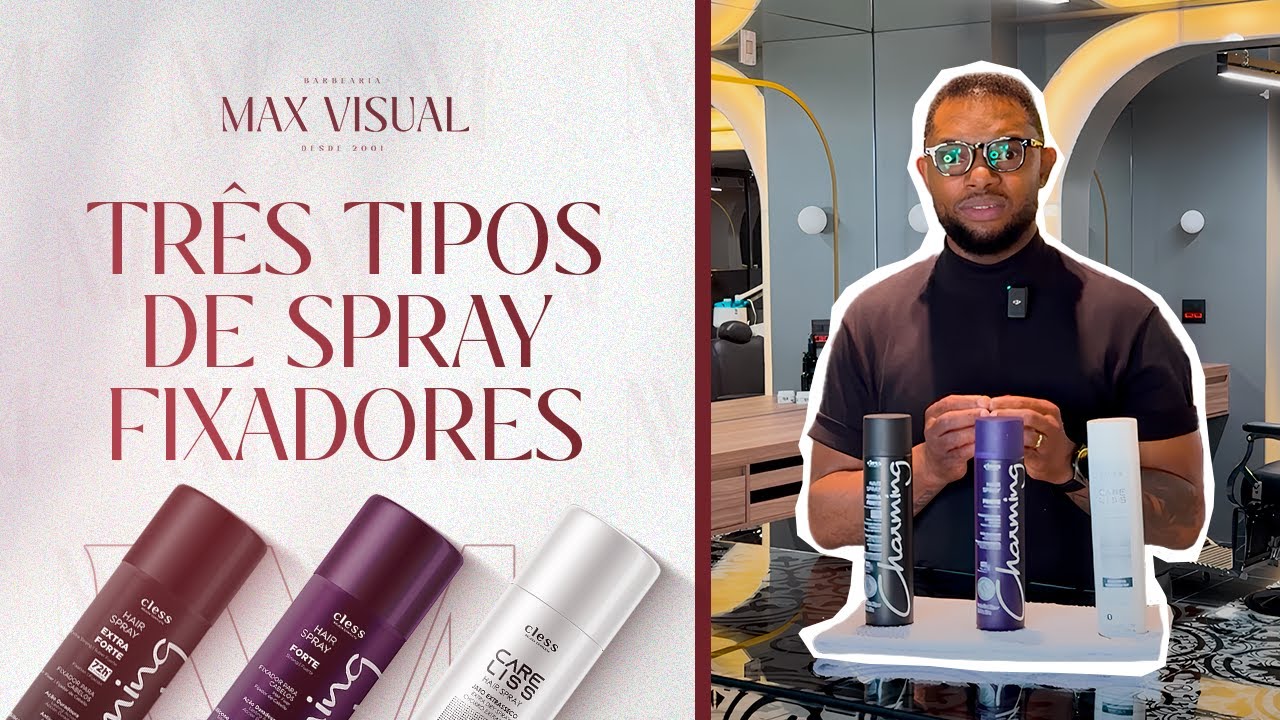 3 Tipos de Sprays Fixadores