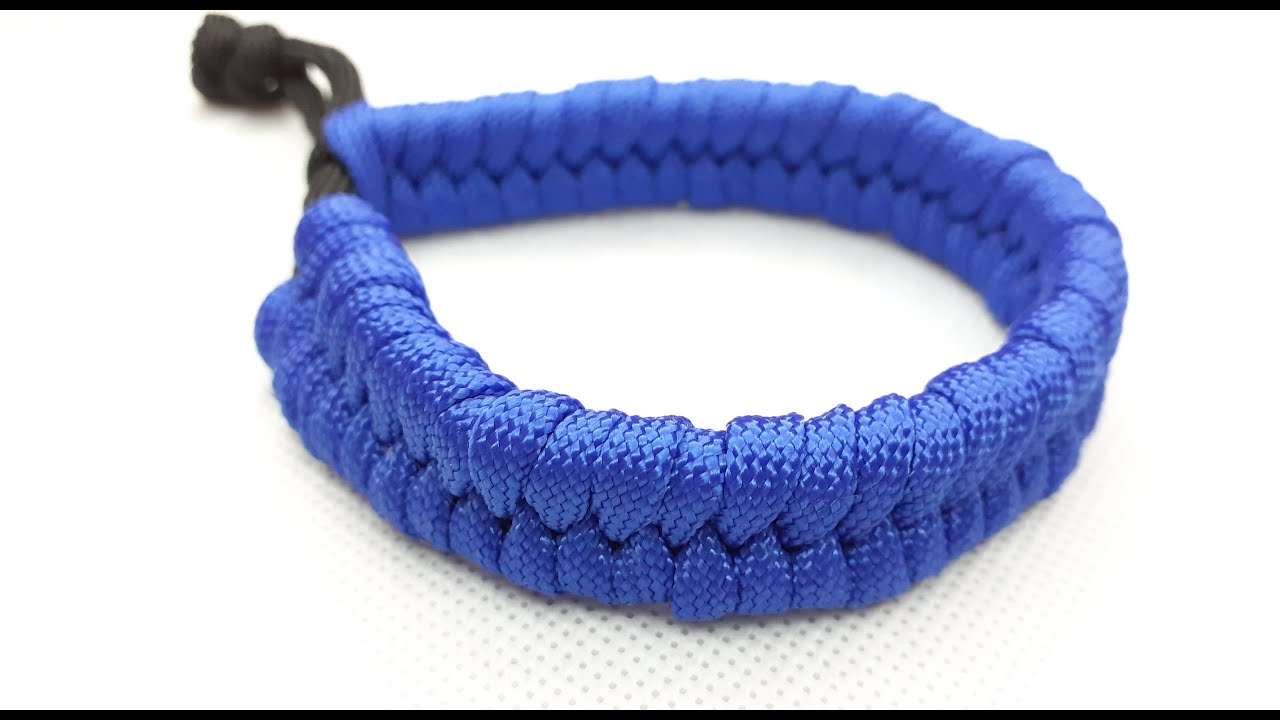 How to make a  paracord bracelet FISHTAIL and LOOP KNOT - Mad Max Style Paracord Survival