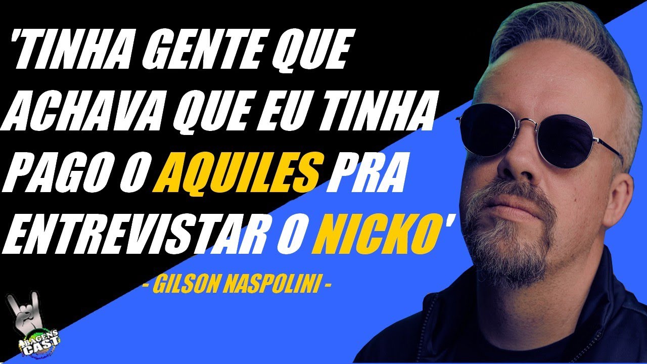 Gilson Naspolini conta como foi entrevistar Nicko McBrain, do Iron Maiden, com o Aquiles Priester