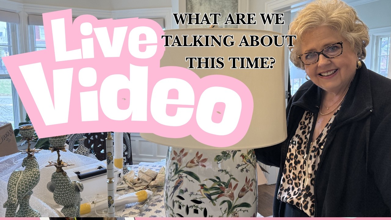 Unboxing New Arrivals Live!  My Grandmillennial Friends...Watch Out!