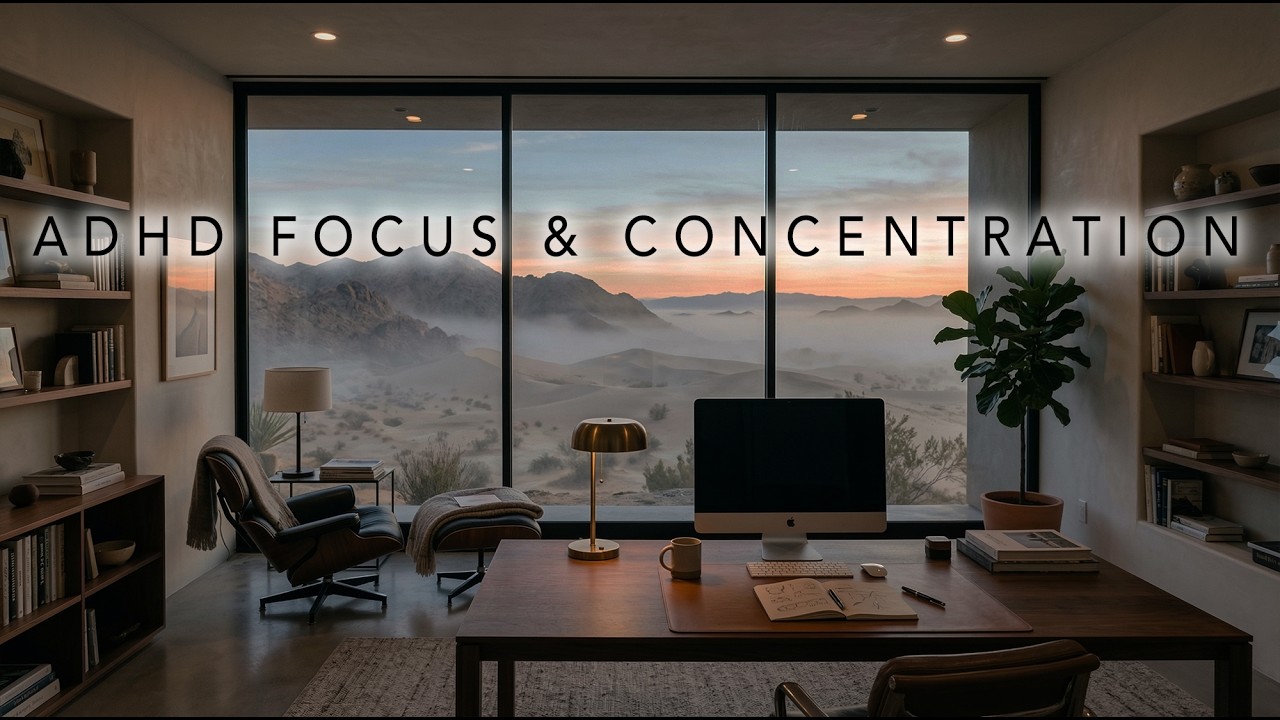 ADHD-Friendly Concentration Music | 46 Minutes of Pure Focus