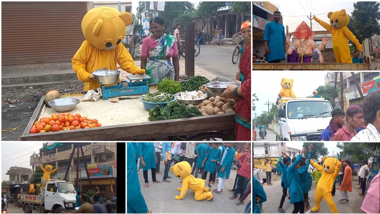 Jay Ganesh Ji Video | Teddy Bear Nagpur | Ganesh Ji Aagman dance |