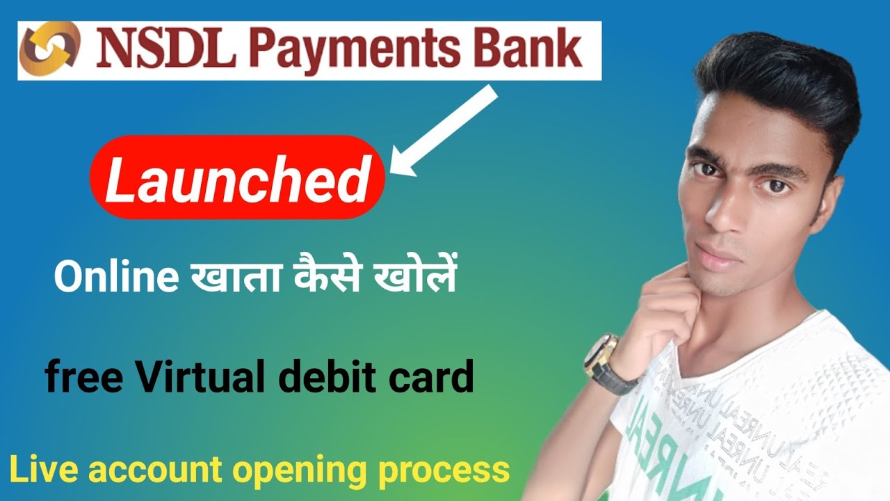 NSDL payment bank account opening online || how to open NSDL account || live A to Z process