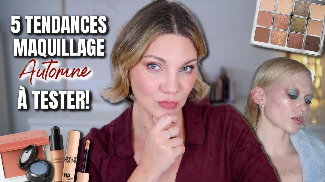 5 TENDANCES MAKEUP qui dominent cet AUTOMNE 2025 🍂 (+ Idées Looks des Fêtes à ne pas manquer ✨)