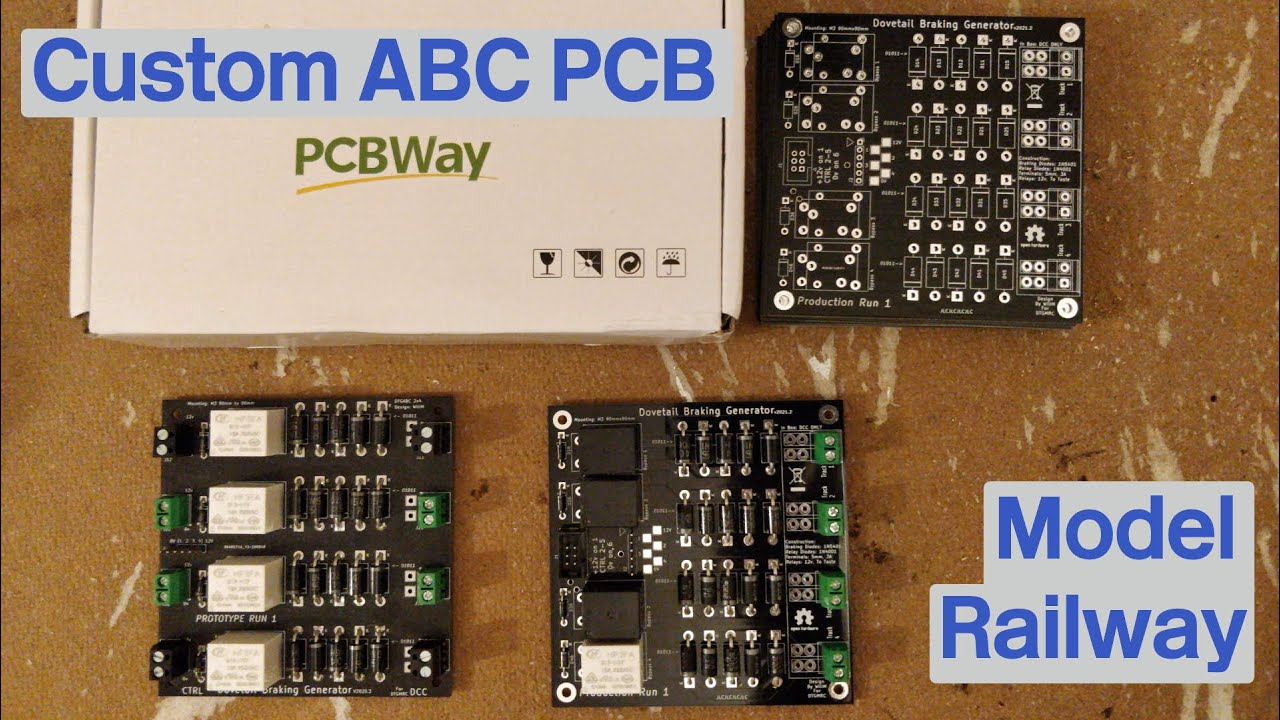 Rapid Prototyping a Custom DCC ABC braking PCB with PCBWay