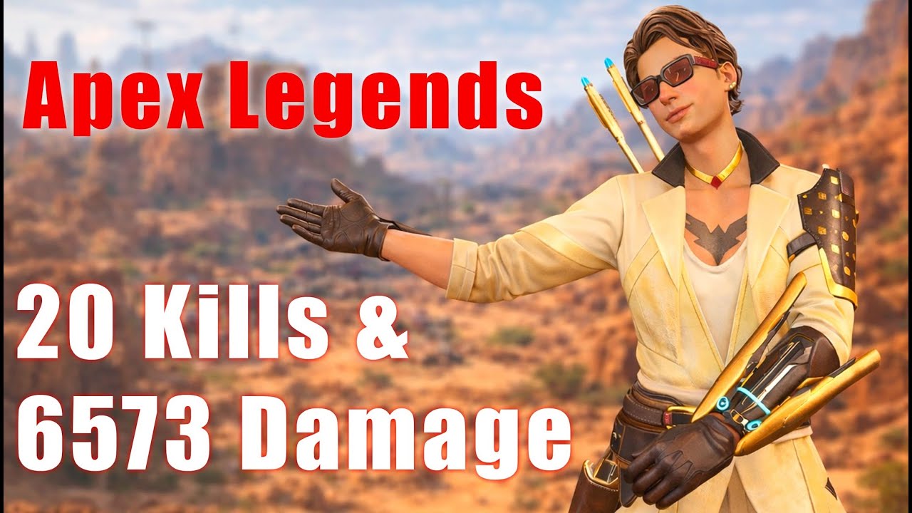 20 Kills & 6573 Damage  - Apex Legends