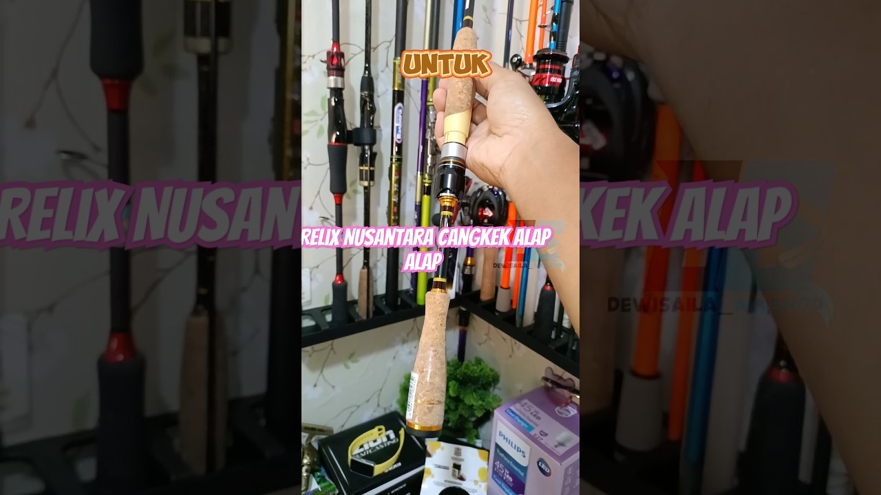 Joran relix Nusantara cangkek alap alap #joranpancing #mancing #relixnusantara #cangkek