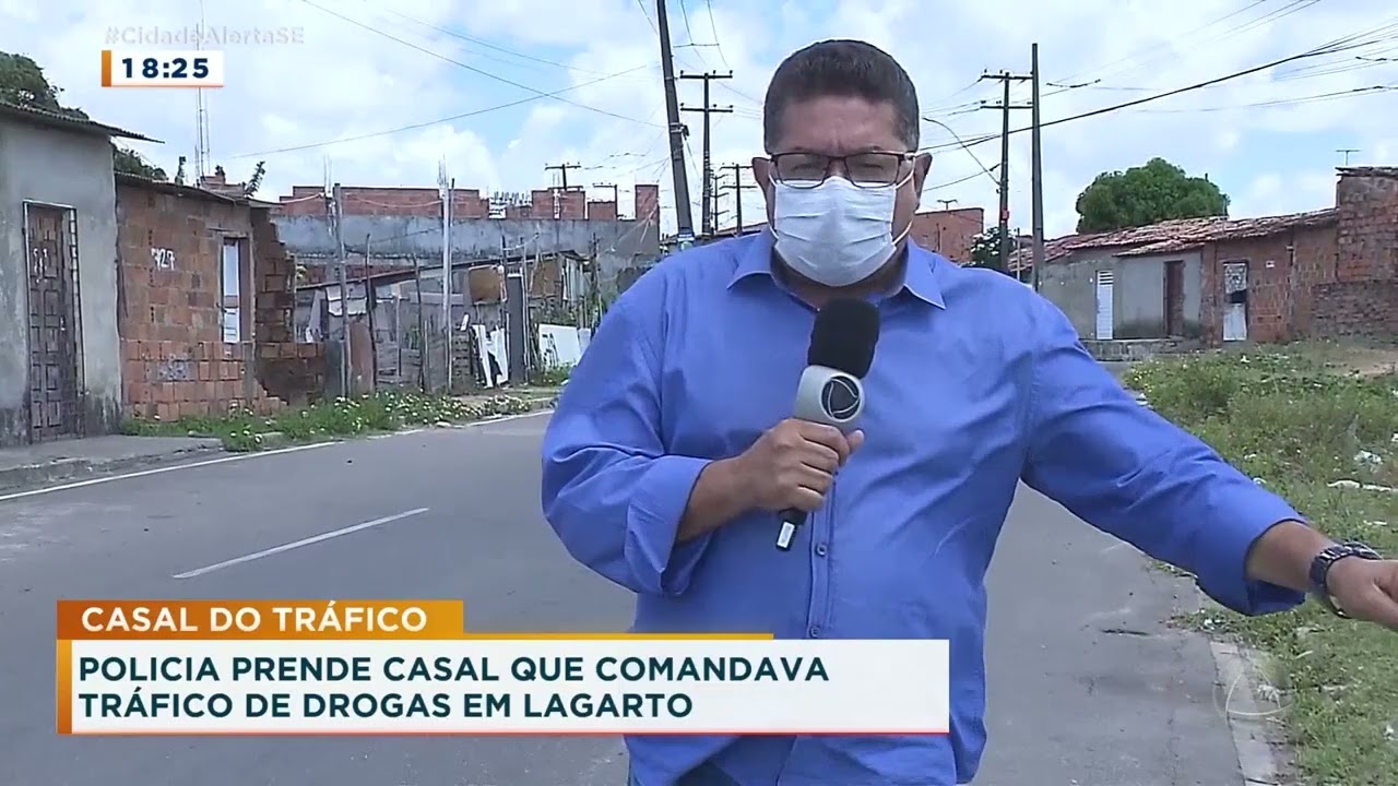 Casal suspeito de comandar tráfico de drogas é preso em Lagarto  - Cidade Alerta