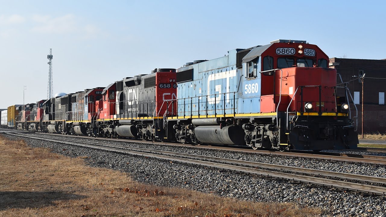 December 23rd, 2025 Trains w/ GTW, EJE, IC, CN, AMTK, BNSF, MRL, & NS