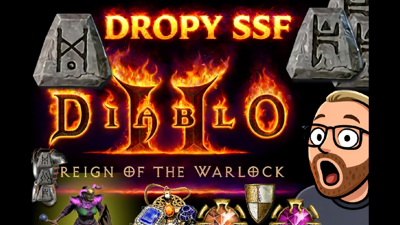 DROPY Z PIERWSZEGO TYGODNIA FARMY SSF W DIABLO II: RESURRECTED REIGN OF THE WARLOCK!