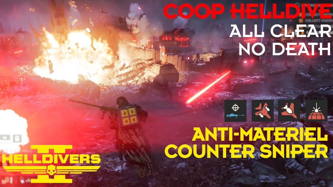 Helldivers 2 // Sniper's Delight - Automaton Coop Helldive - All Clear, No Deaths - AMR & CS