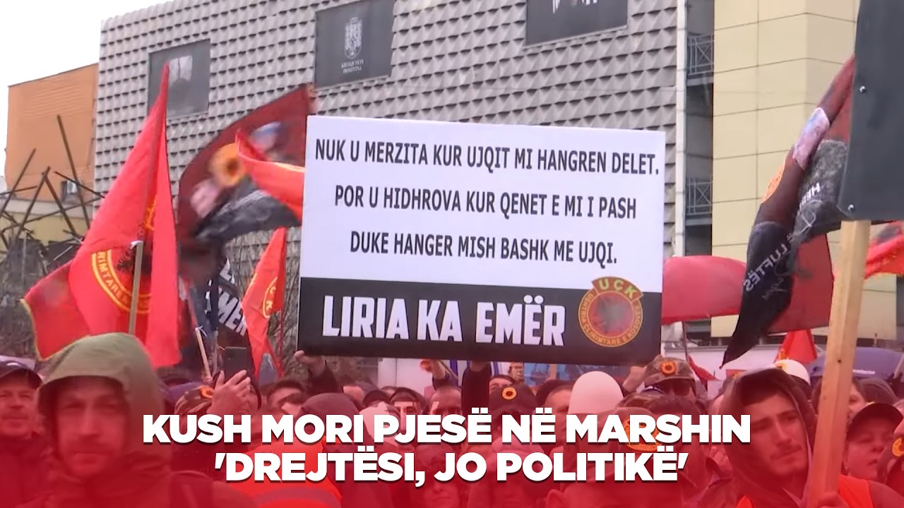 Kush mori pjesë në marshin 'Drejtësi, jo politikë'