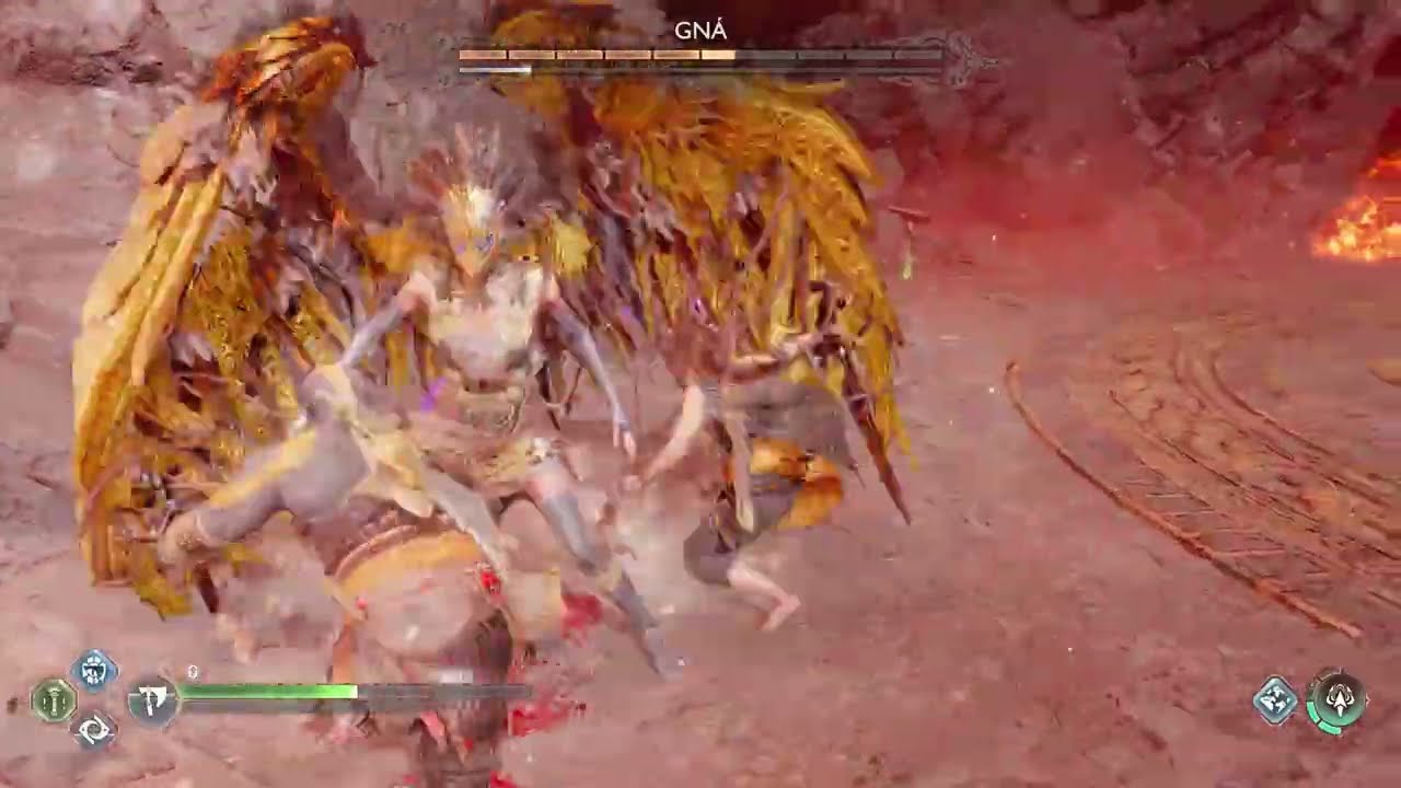 Dark Odyssey  Kratos VS Valkyrie Queen Gna this fight is crazy!!!!!
